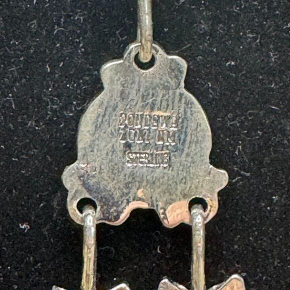 DON DEWA Inlay Necklace with Matching Earrings.....Zuni Native American Made! - Picture 4 of 6